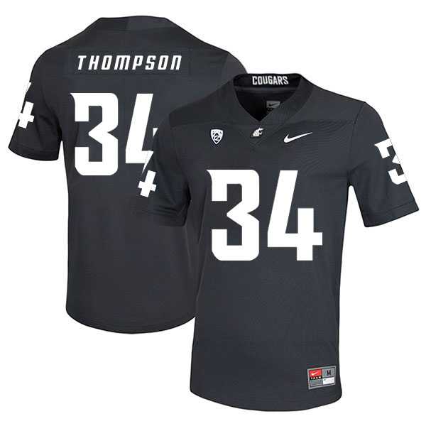 Washington State Cougars 34 Jalen Thompson Black College Football Jersey Dzhi,We sell and wholesale Washington State Cougars 34 Jalen Thompson Black College Football Jersey Dzhi on line form chian!